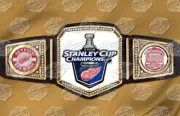 Detroit Red Wings Stanley Cup 2008 11X Champions Championship Belt Adult Size