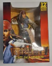 RARE SEALED PIRATES of CARIBBEAN CAPT JACK SPARROW Johnny Depp Figure w/ Sound