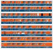 Adhesive Vinyl Coach Decals suit N Gauge Graham Farish - BR Test Cars 4pk