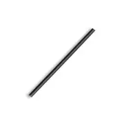 Biopak Straws Paper Bio Cocktail Black 250 Pack x 1