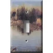SnazzySwitch Cottage Creek Decorative Light Switch Plate Cover