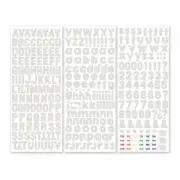 Creative Memories This Life ABC/123 Letter Stickers (3/pk)