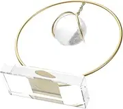 Ciieeo Crystal Ball Desktop Decoration with Stand Elegant Art Home Ornament for Entryway Living Room and Housewarming