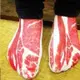 【台灣24H出貨】五花肉襪造型襪 梅花肉片襪 襪子 短襪 肉片襪子 創意襪子 搞笑襪子 交換禮物【RS363】