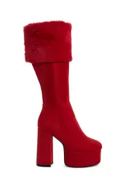 [Lamoda] Heaven Knows Platform Boots - Red
