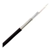 Genesis 50075508 Rg6 Quad Coax Cable 500' Box Black