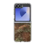 Galaxy Z Flip6 Clear Case acid moss