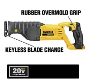 DEWALT DCS380B 20V MAX Cordless Reciprocating Saw (Tool Only)