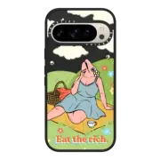 Google Pixel 9 Pro Impact Magnetic Case Eat the rich.