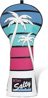mytag Tropical Golf Headcovers, Coconut Tree Golf Head Covers for Woods and Driver, Golf Putter Covers 3D Embroidery Golf Club Covers