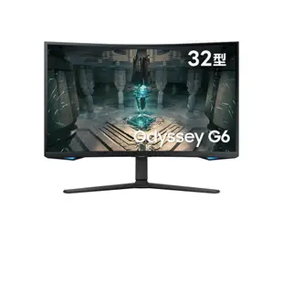 SAMSUNG 三星 G6 S32BG650EC 曲面電競螢幕 32型 QLED HDR600 智慧電視 易飛電腦