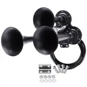 135DB Electric Air Horn Super Loud Train 3 Trumpets Car Truck Boat Speaker Part