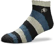 For Bare Feet NCAA Colorado Buffaloes Super Cozy Sleep Soft Bed Socks, Team Color OSFM