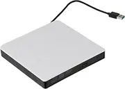 HOMSFOU Ultra-Thin 3.0 External DVD Burner for Laptop/Desktop Cd Drive/Writer/Player Design