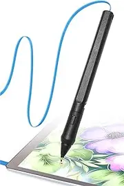 SonarPen - Pressure Sensitive Smart Stylus Pen with Palm Rejection and Shortcut Button. Battery-Less. Compatible with Apple iPad/Pro/Mini/iPhone/Android/Nintendo Switch/Chromebook (Blue)