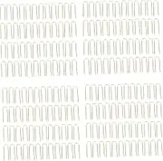 STOBOK 100 Pcs Metal Sewing Needles for Upholstery Quilting u Pins for Crafts 23mm Curved Hand Sewing Needles