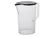 Bamix 16cm 1L Plastic Jug w Lid Kitchen Juice Water Drinking Pitcher Clear