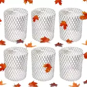 Gutter Guard (6 Pack) Leaf Filter Gutter Strainer & Downspout Guard - Better tha