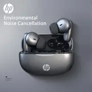 HP True Wireless Headphones Environmental Noise Cancelling Earbuds - Comfortable for iPhone& Android, Built-in Microphone, waterproof, Sweat Resistant Earphones, Wireless Headphones