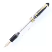 Pilot Namiki Custom 823 Transparent No Color Plunger Type 14K Nib Fountain Pen