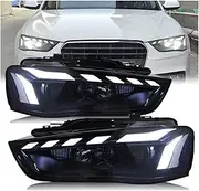 Car Styling Head Lamp Compatible for A4 A4L B8 Headlights 2013-2016 LED Headlight Projector Lens DRL Head Lamp Auto Accessories