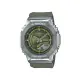 【CASIO 卡西歐】八角金屬殼雙顯手錶(銀/綠GM-S2100-3A)