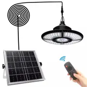 Solar Pendant Light Outdoor Indoor Split Remote Timing Dimmable Solar Lamp Foldable Sunlight Garage Garden Solar Shed Li