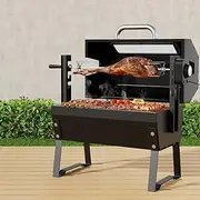 Grillz BBQ Grill Charcoal Smoker Electric Roaster Portable Outdoor Camping Patio