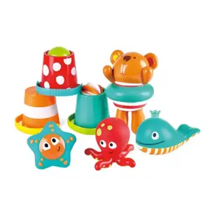 ❤現貨-全新❤ Hape 經典洗澡玩具7件組 鯨魚音樂噴泉2件組 戲水玩具 彌月禮物 生日禮物 好市多 Costco