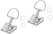 Beatifufu 2 Sets Engine Cover Bolt Metal Fastener Universal Plate Base Buckle for Car Fastener Clip