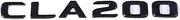 SCPCKZETZN Car Trunk Letters Logo Alphabet Badge Emblem Decals Sticker Fit for Mercedes Fit for Benz CLA35 CLA45 CLA200 CLA220 CLA260 4 Matic C117 C118(C)