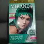 2x30m MIRANDA Premium Permanent 3D Hair Dye Color Long Lasting & Shine GREEN