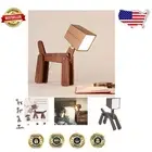 Unique Adjustable Dog-Shaped Desk Lamp with Dimmable LED - Kids' Gift Essential!
