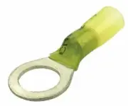 FULTYME RV FulTyme RV Heat Shrink Ring Terminal 16-14 Ga 3/8 Stud Blue 3/Pk