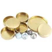 Aeroflow Sbf 351C Welsh Plug Kit Ford 351 Cleveland Brass - AF3000-1001