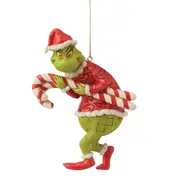 Grinch by Jim Shore Grinch Stealing Candy Canes Hanging Ornament