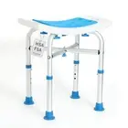 Heavy Duty Shower Chair for Elderly, Handicap, Adjustable Bath Stool