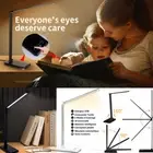 Dimmable LED Desk With USB Charging Port Table Lamp For Light