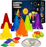 Throwing Game Carnival Set 30 Piece Activity Target Game with Beautiful Lights for Night Play