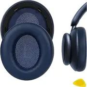 Geekria QuickFit Replacement Ear Pads for Anker Soundcore Life Q45, Space Q45 Headphones Ear Cushions, Headset Earpads, Ear Cups Cover Repair Parts (Blue)