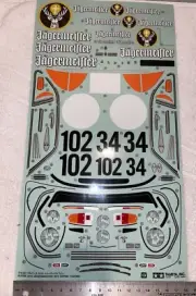 Tamiya Jägermeister Decal Sheet M06/TA05/TT02/TT01/TRF/419/TB04/TA07/TA03/TA02