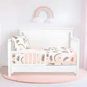Pea Pod Muslin Toddler Bedding Set, Rainbow