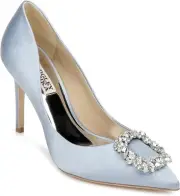 Badgley Mischka Women's Cher Pump - Pumps with 3.75" 11, Azure Blue