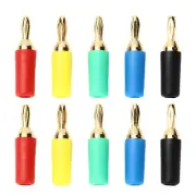 2.5mm Banana Plugs Brass Soldering Banana Connector For Speaker Wire Tool.