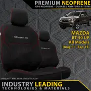 Mazda BT-50 UP - GP6 Premium Neoprene 2x Front Seat Covers (Made to Order)