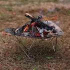 Bonfire Stove Portable Wood Burning Firepit Stainless Steel for BBQ Backpacking