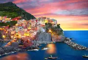 Eurographics - Manarola at Dusk, Italy Puzzle 2000pc