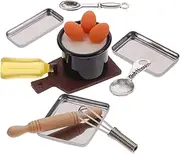 Kisangel Real Food Making Miniatures Sets Miniature Kitchen Tools Toy Kitchen Baking Toys for Girls
