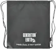 Generation Earth Recycled Drawstring Bag (Black)