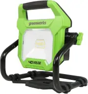Greenworks 40V AC/DC 2000-Lumen LED Work Light 360Â° Head Rotation Tripod